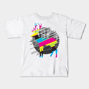 CMYK Deer Kids T-Shirt